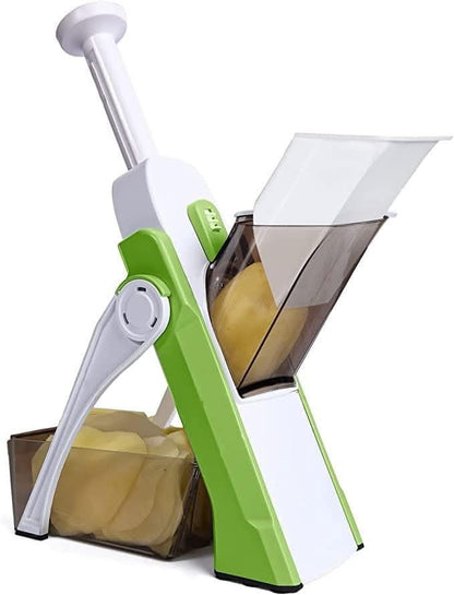 Adjustable Vegetable Chopper Multifunction Potato Slicer with 4 Modes Dicer (Multicolour) - HalfPe