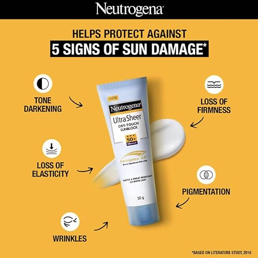 New neutrogena ultra sheer dry touch sunblock (30g)