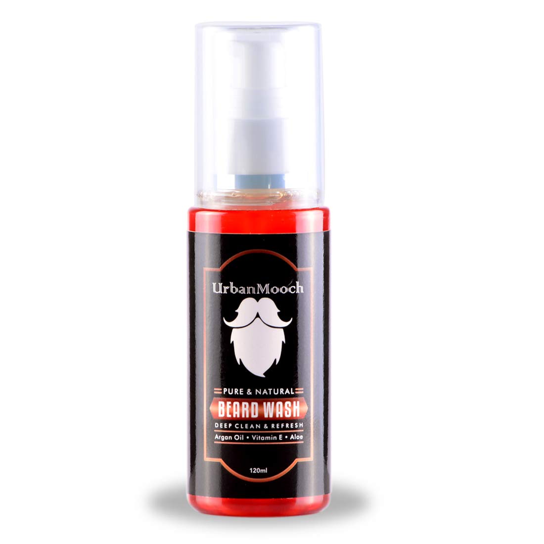 UrbanMooch | Beard Growth Oil & Beard Wash Combo | For Soft Silky Shiny Beard | Nourishing & Conditioning Formula | 120ml | For Men Lohiya Retails