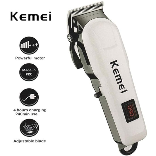 Kemei KM-809A LCD Display Professional Hair Clipper