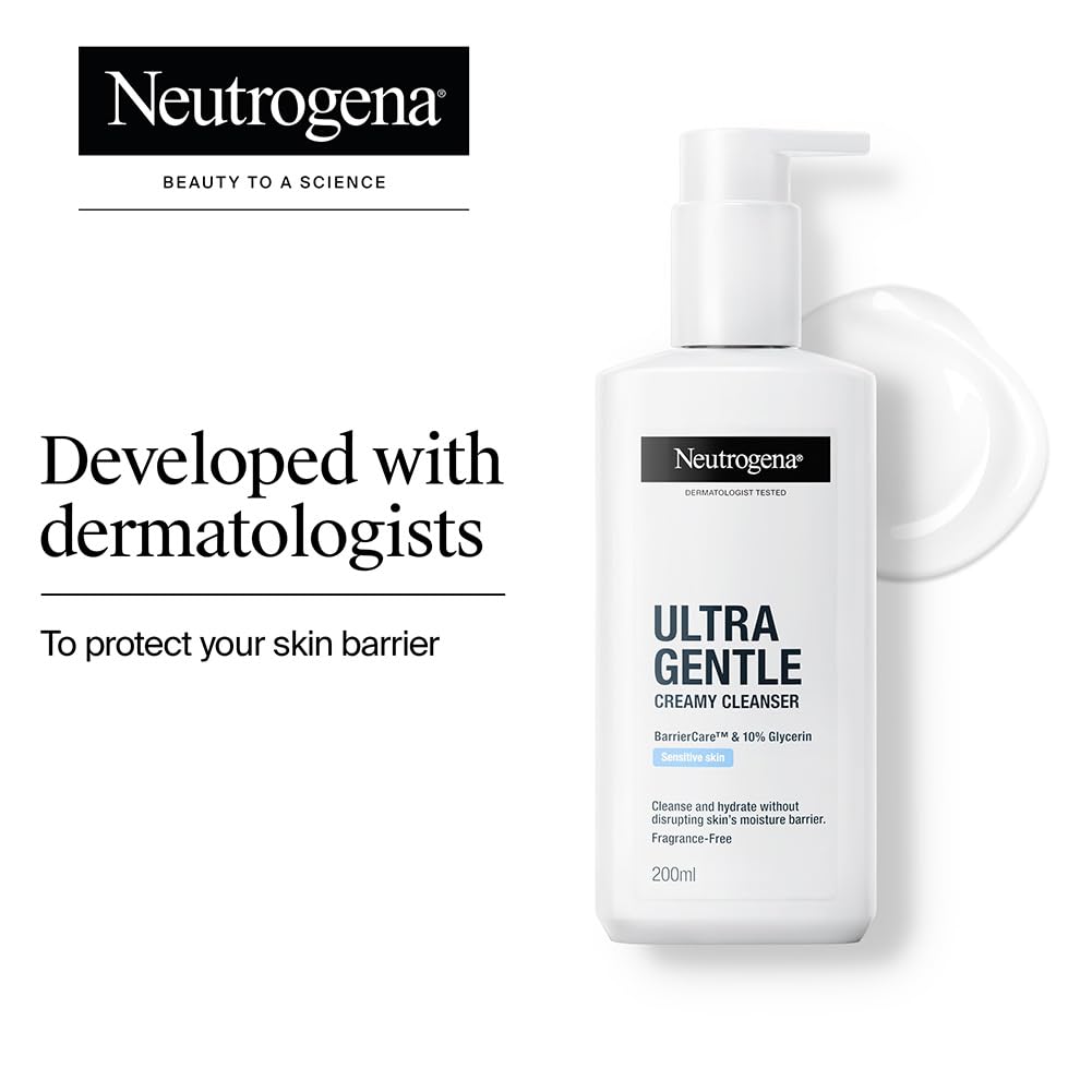 Neutrogena Ultra Gentle Creamy Cleanser (200ml).
