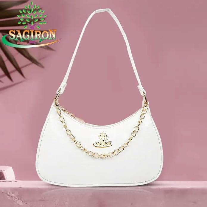 SAGIRON White Women Sling Bag - HalfPe