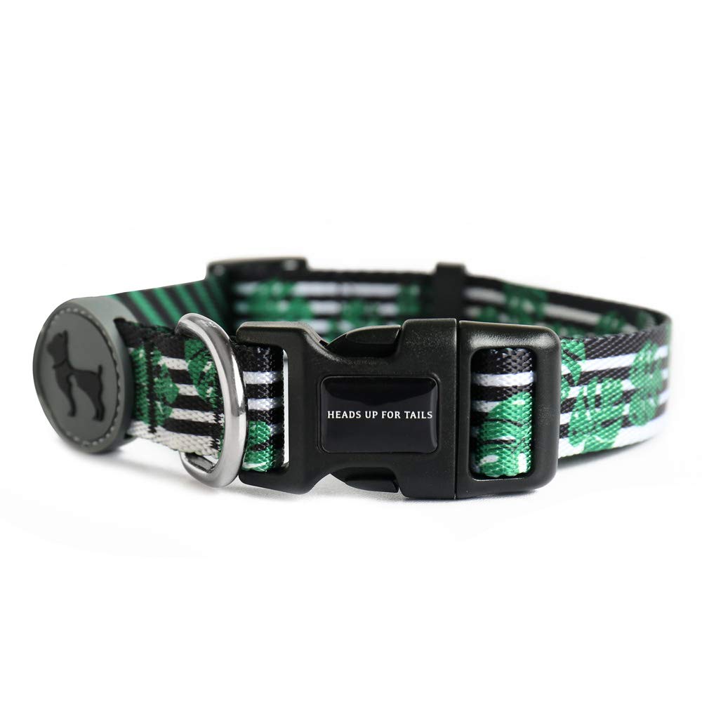 HUFT Be-Leaf in Good Collar and Leash Set for Dogs - Green3