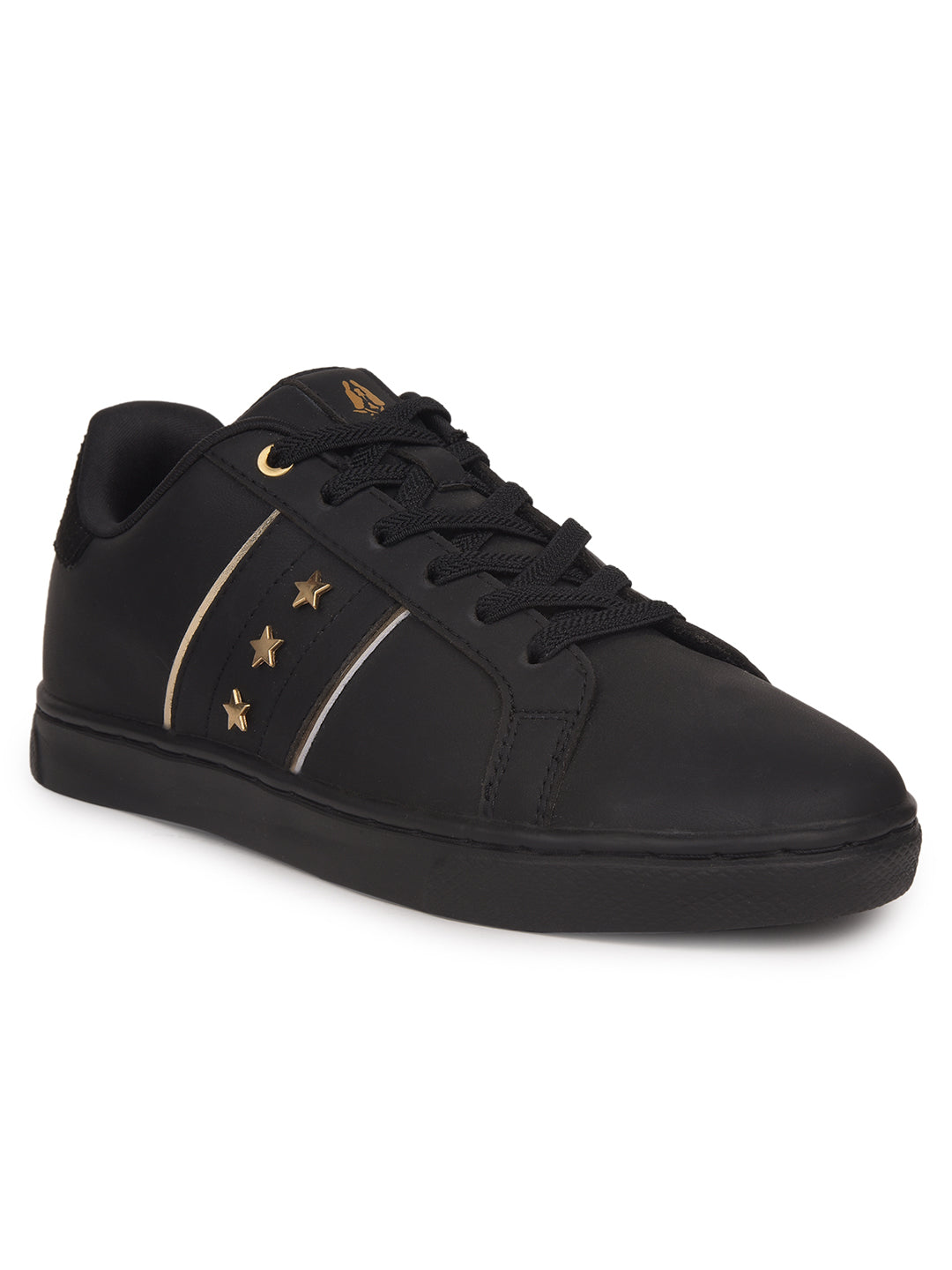 Hush Puppies Women Black Casual Lace-up Sneaker - Black - View 1