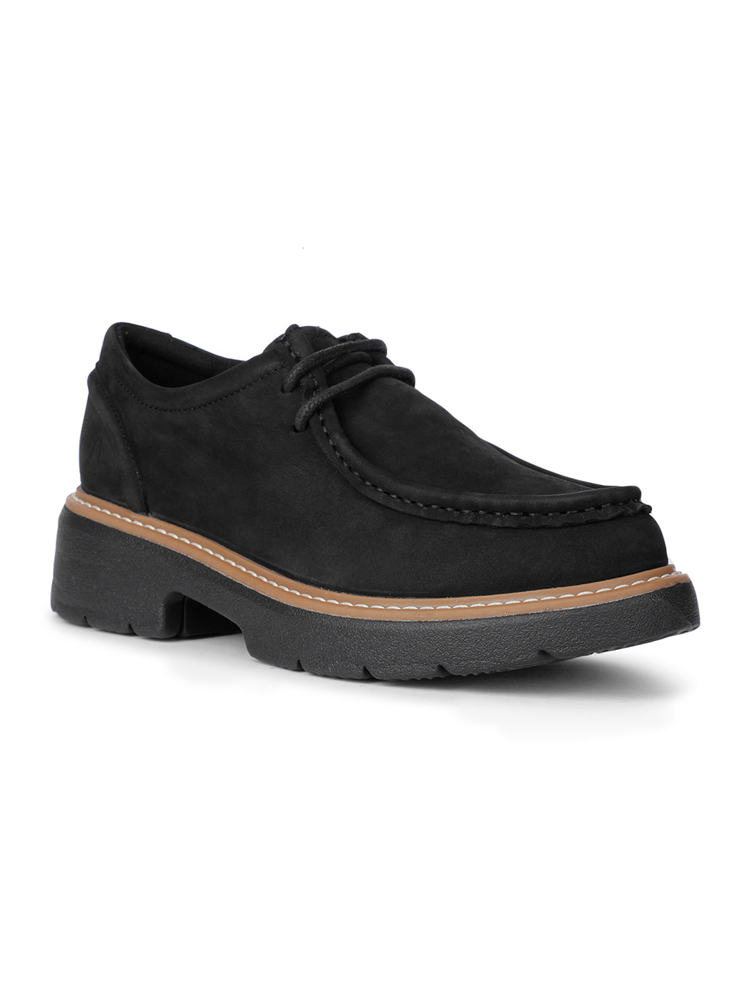 Hush Puppies Women Black Casual Lace-up Shoes - Black - View 1