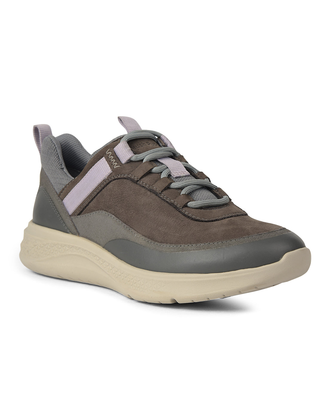 Hush Puppies Women Grey Casual Lace-up Shoes - Grey - View 1