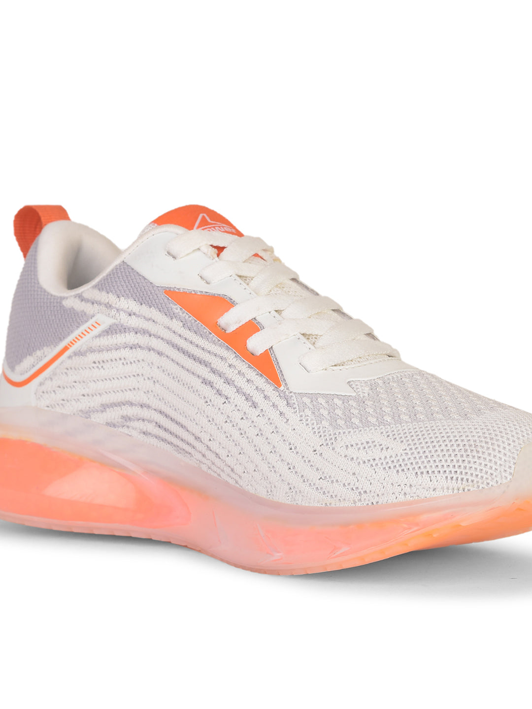 Power Women Silver Lace-up Oxford Sports Shoes - Silver - View 5