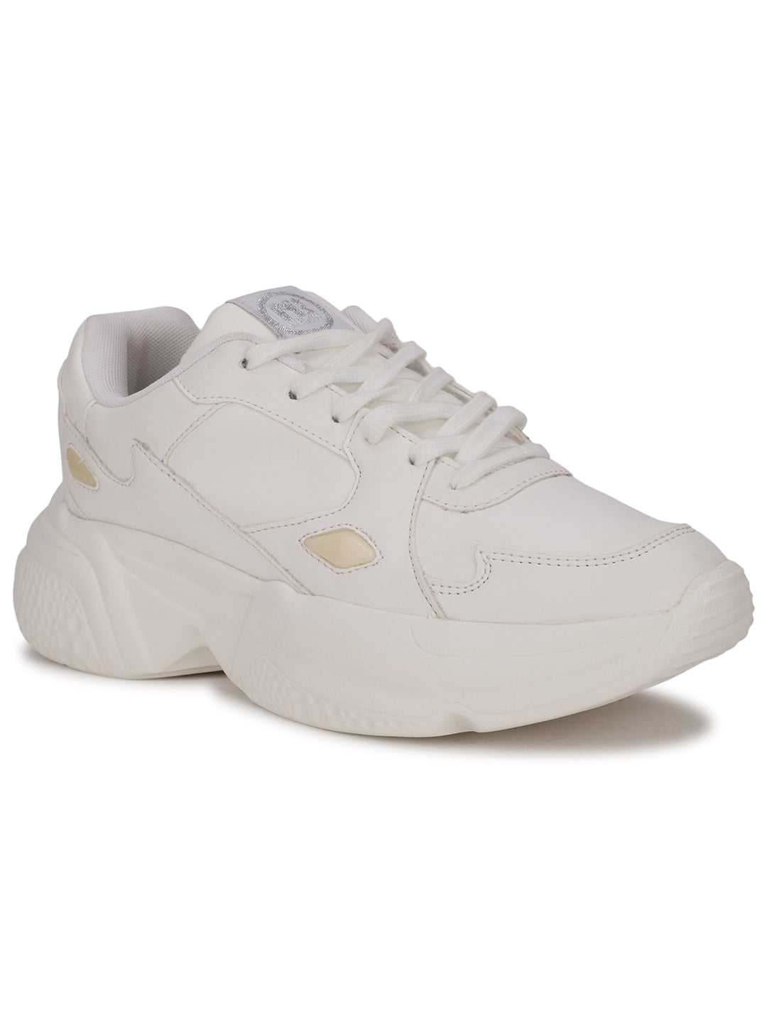 North Star Women Silver Casual Lace-up Oxford Shoes - Silver - View 1