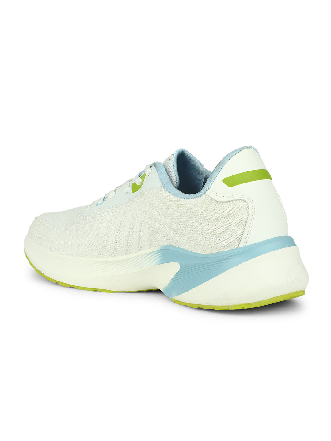 Power Women Silver Lace-up Oxford Sports Shoes - Silver - View 3