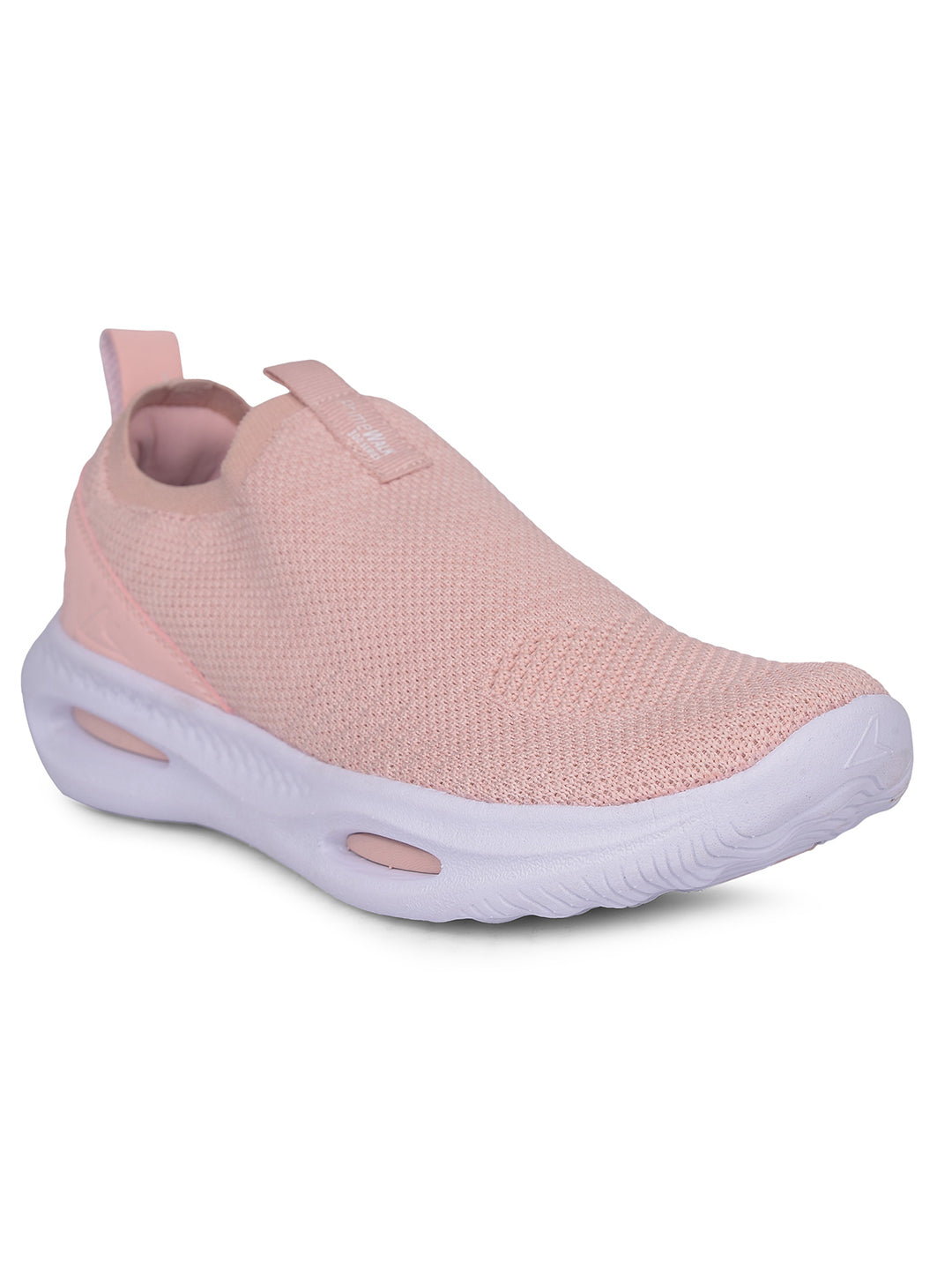 Power Women Peach Slip-on Oxford Sports Shoes - Peach - View 1