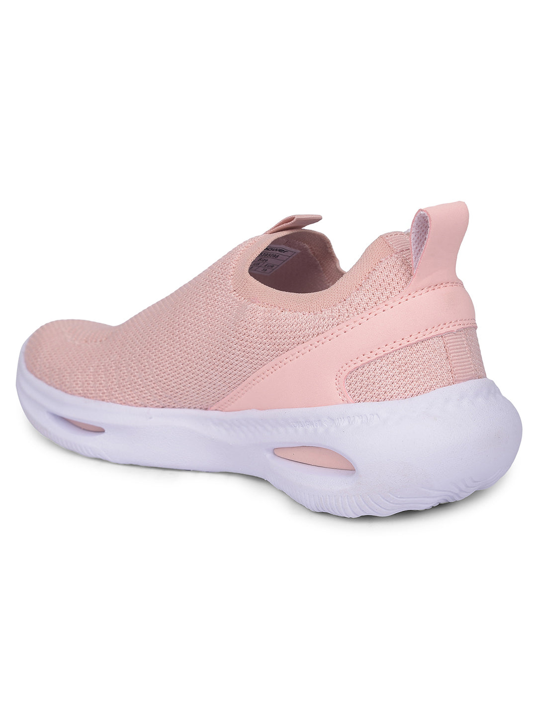 Power Women Peach Slip-on Oxford Sports Shoes - Peach - View 3