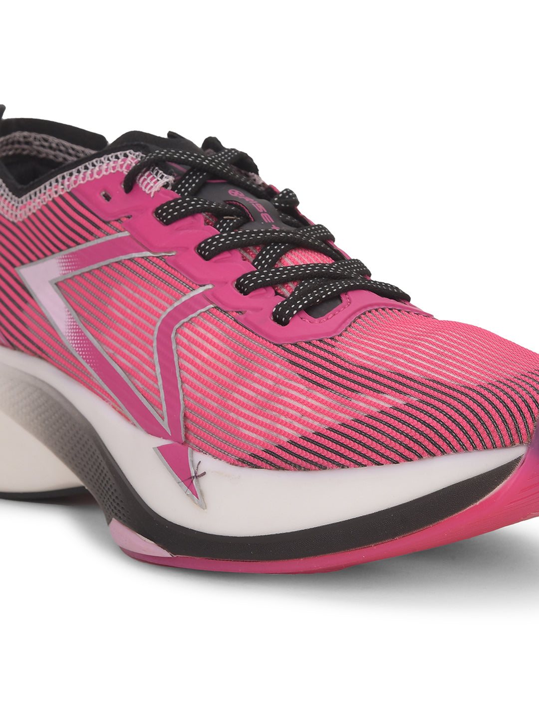 Power Women Pink Lace-up Oxford Sports Shoes - Pink - View 5