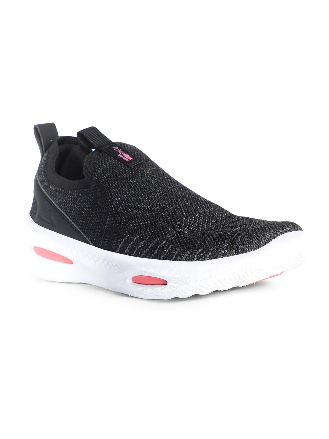Power Women Black Slip-on Oxford Sports Shoes - Black - View 1