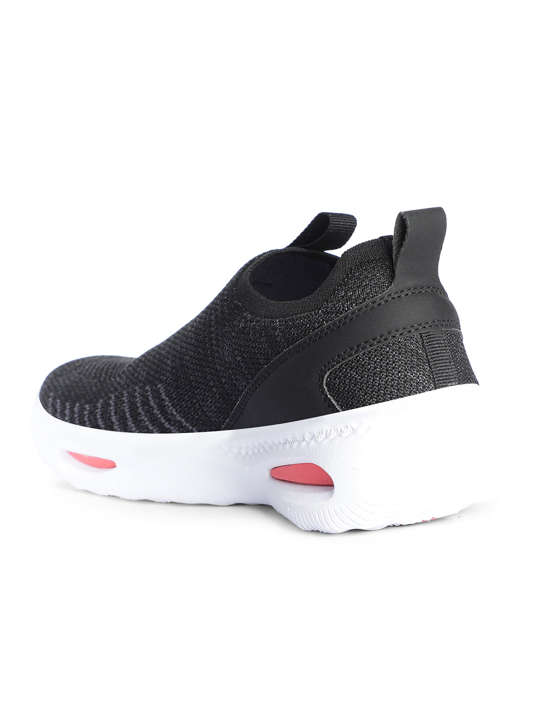 Power Women Black Slip-on Oxford Sports Shoes - Black - View 3