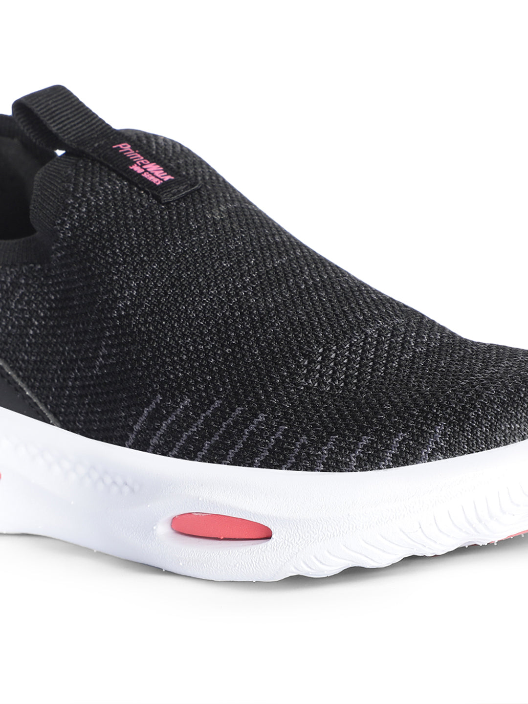 Power Women Black Slip-on Oxford Sports Shoes - Black - View 5