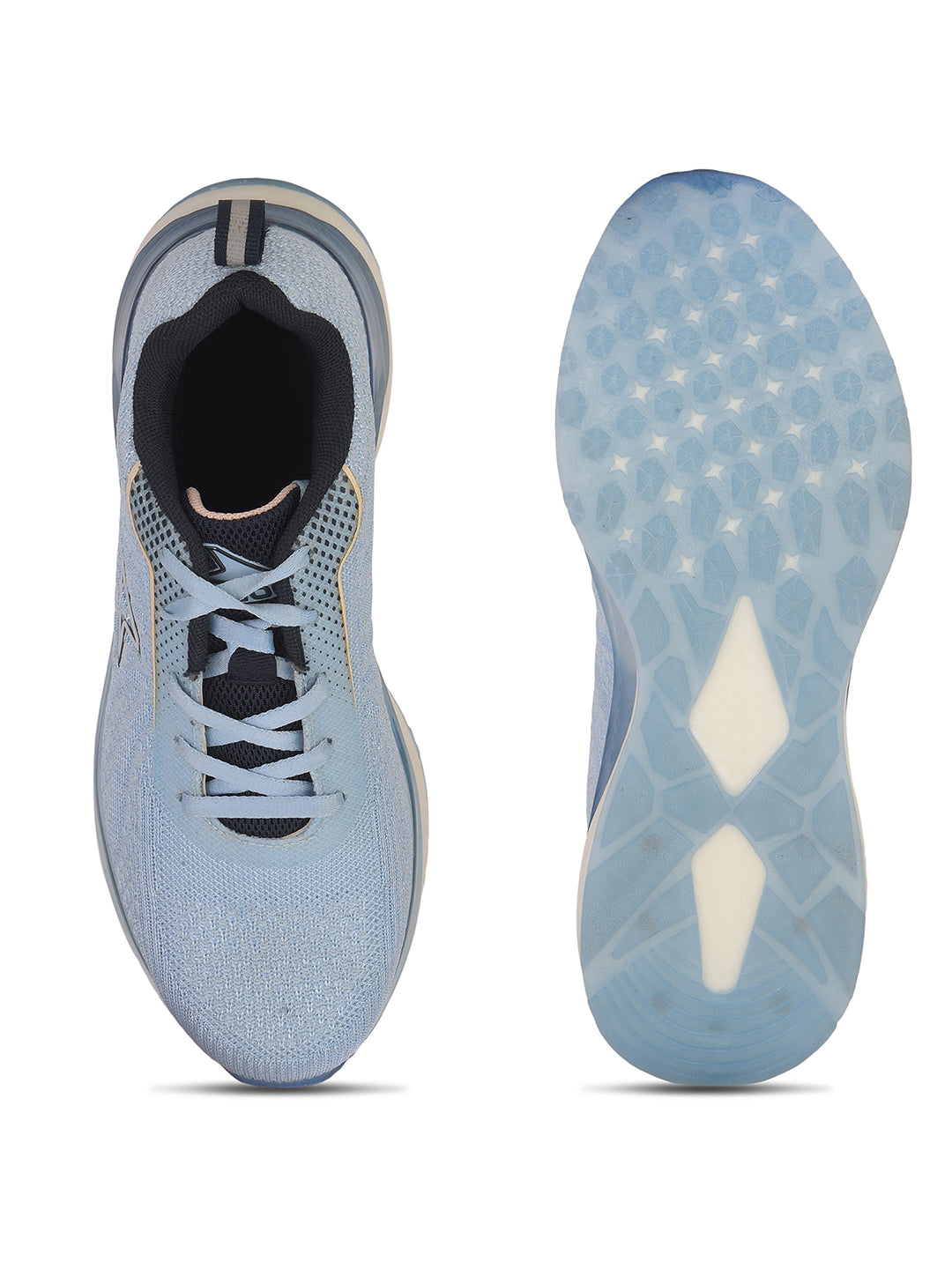 Power Women Blue Lace-up Oxford Sports Shoes - Blue - View 4