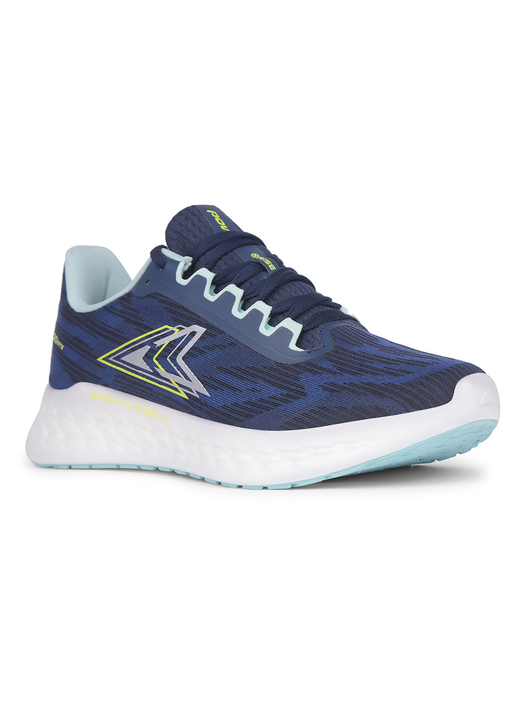 Power Women Blue Lace-up Oxford Sports Shoes - Blue - View 1