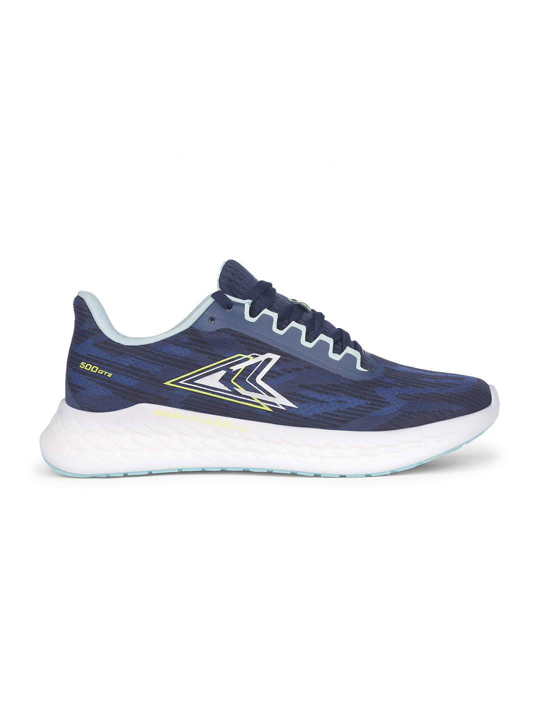 Power Women Blue Lace-up Oxford Sports Shoes - Blue - View 2