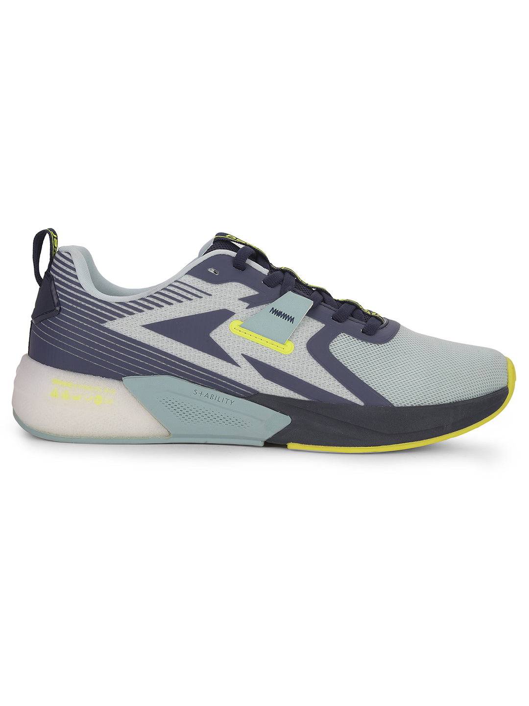 Power Women Blue Lace-up Oxford Sports Shoes - Blue - View 2
