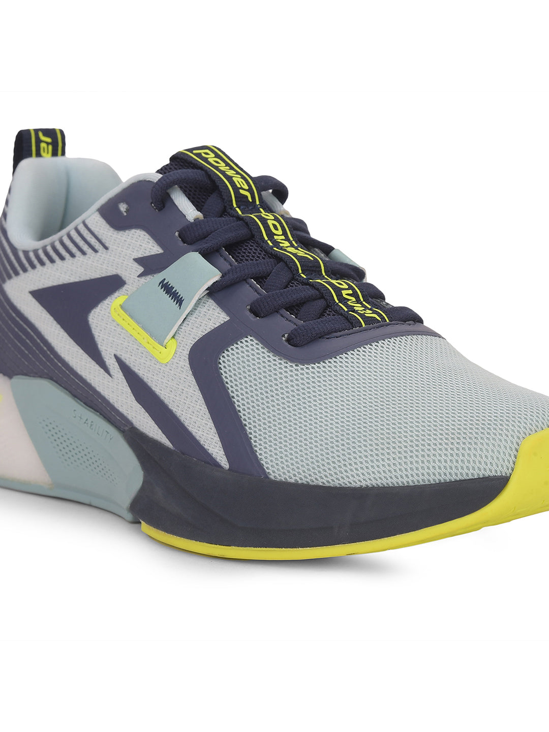 Power Women Blue Lace-up Oxford Sports Shoes - Blue - View 5