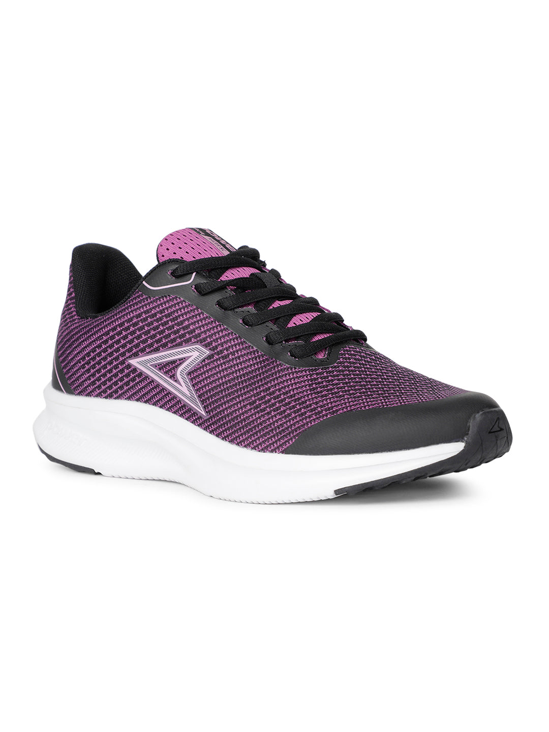 Power Women Purple Lace-up Oxford Sports Shoes - Purple - View 1