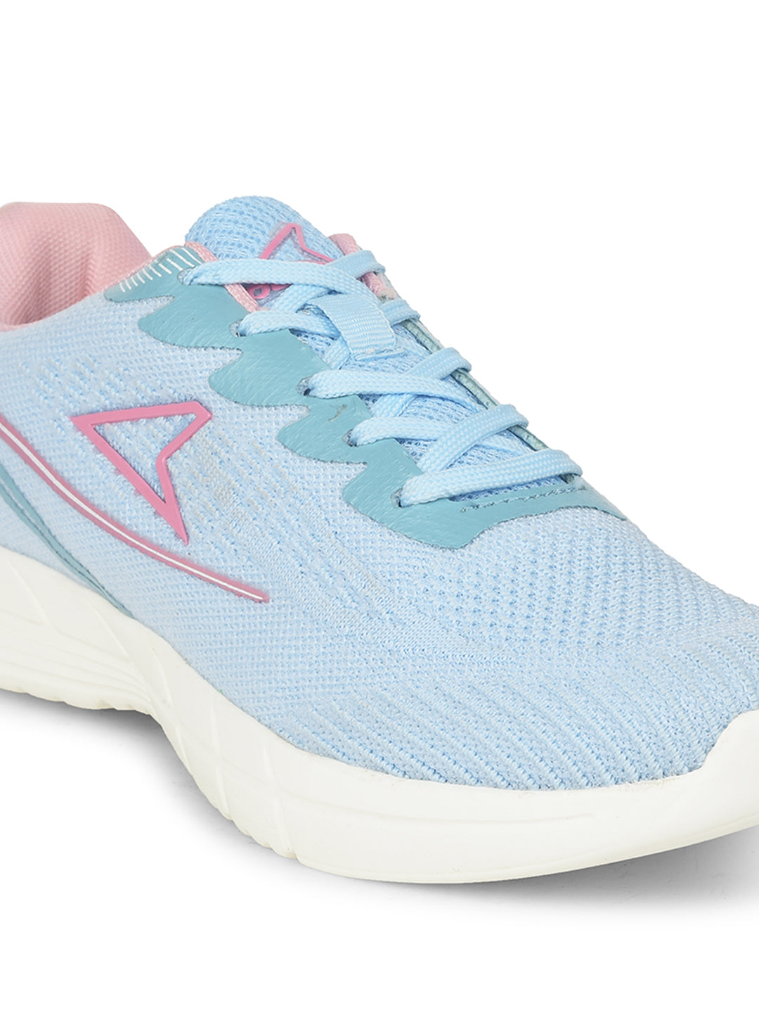 Power Women Blue Lace-up Oxford Sports Shoes - Blue - View 5