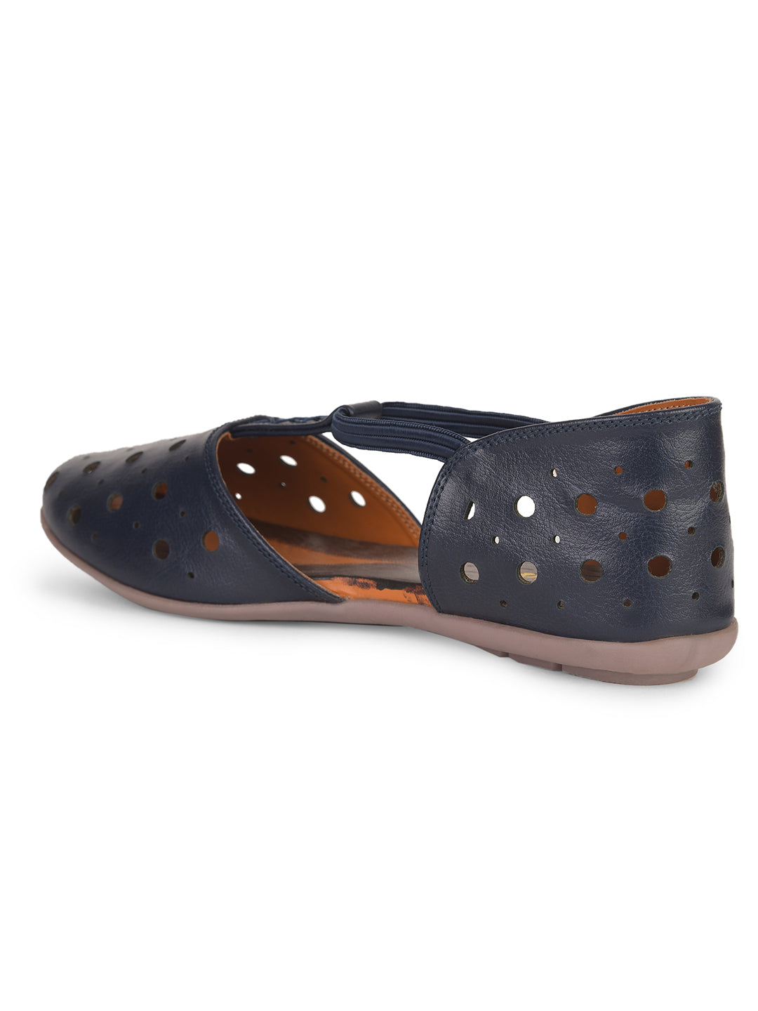 Bata Women Navy Blue Pointed-Toe Flat Sandal - Navy Blue - View 3