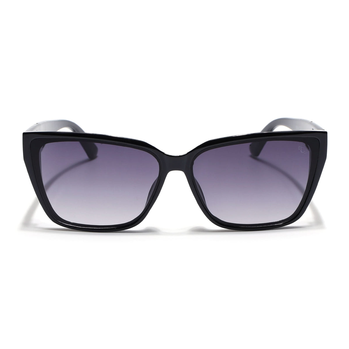Eyejack Shine Black Cateye Sunglasses for Men and Women - Style 1196 - view 2