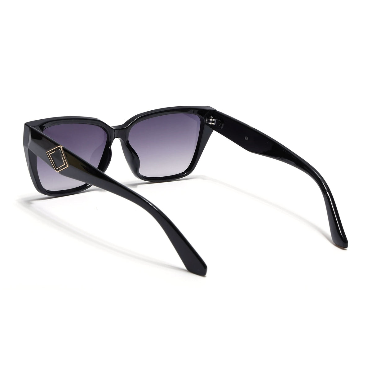 Eyejack Shine Black Cateye Sunglasses for Men and Women - Style 1196 - view 4