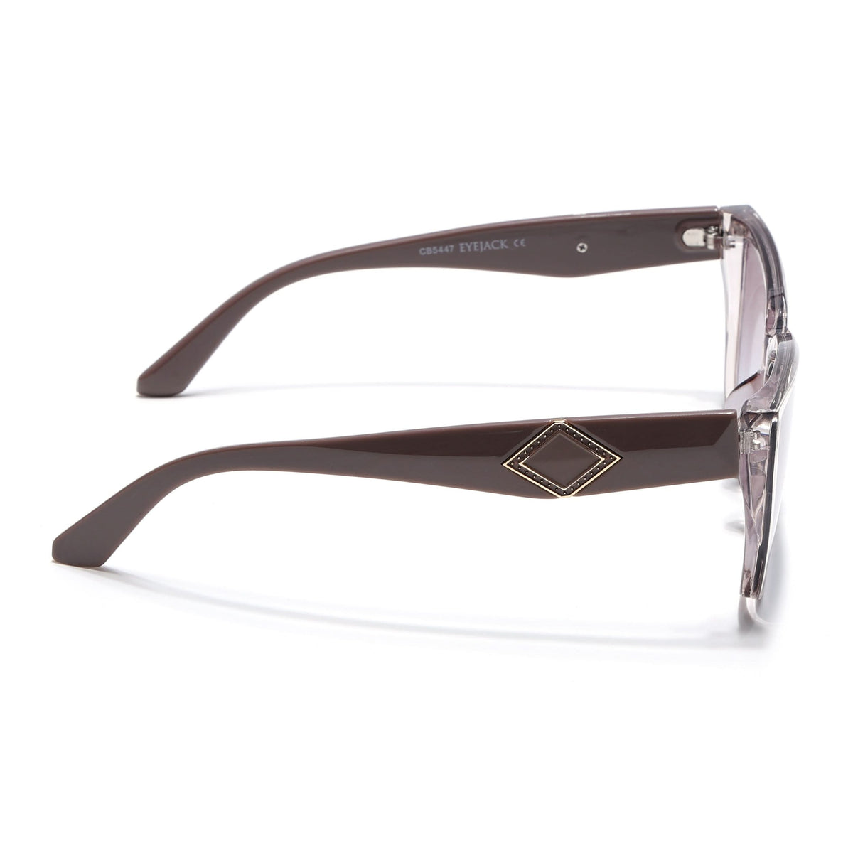 Eyejack Grey Cateye Sunglasses for Men and Women - Style 1197 - view 7