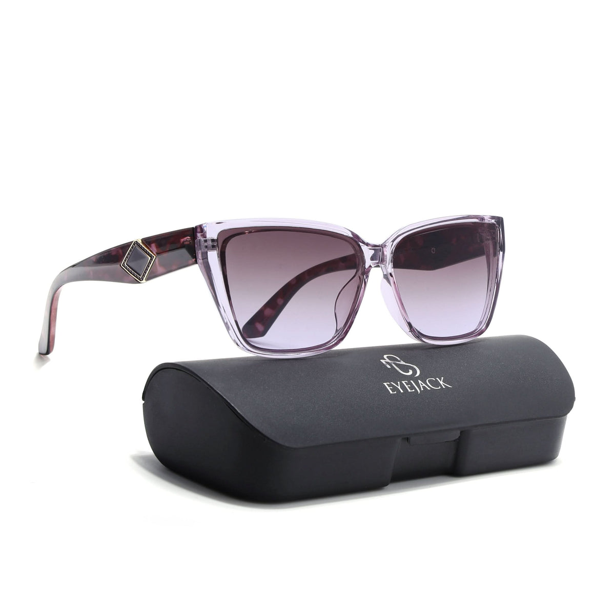 Eyejack Purple Cateye Sunglasses for Men and Women - Style 1200 - view 8