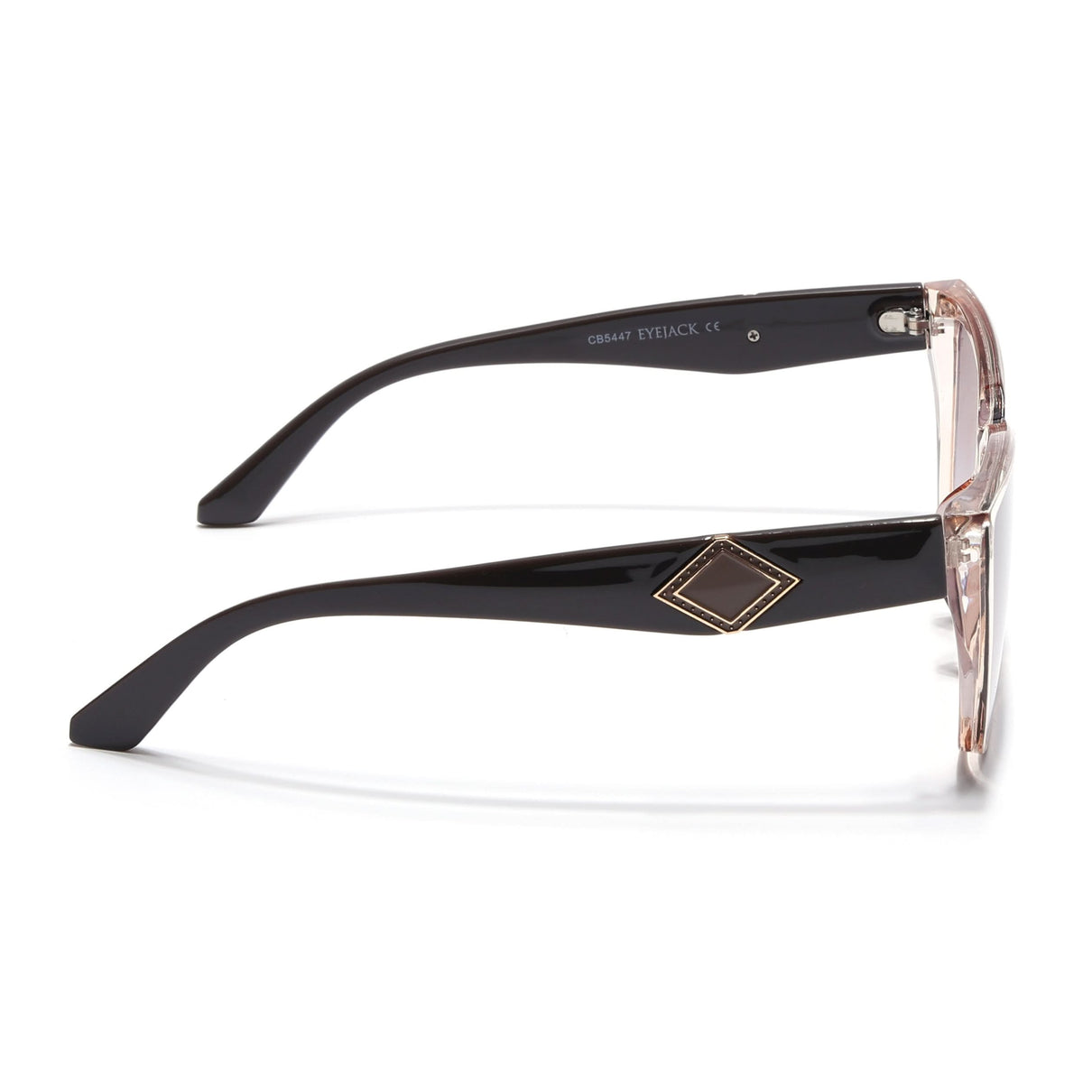 Eyejack Brown Cateye Sunglasses for Men and Women - Style 1201 - view 7