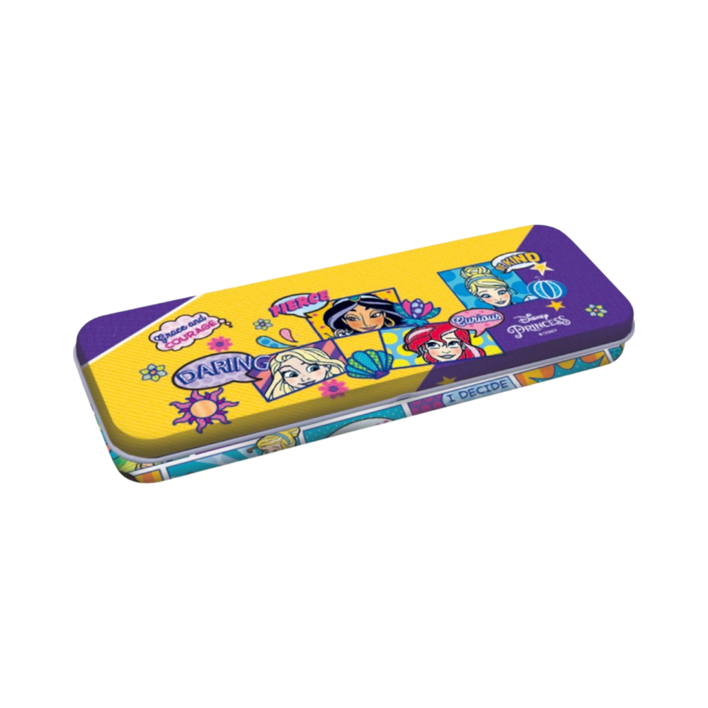 QIPS by HMI AVENGERS & Disney Double Layer Stationary Organizer for Kids Metal Pencil Box.