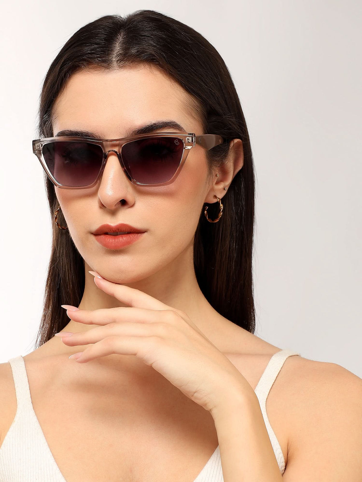 Eyejack Grey Cateye Sunglasses for Men and Women - Style 1287 - view 7