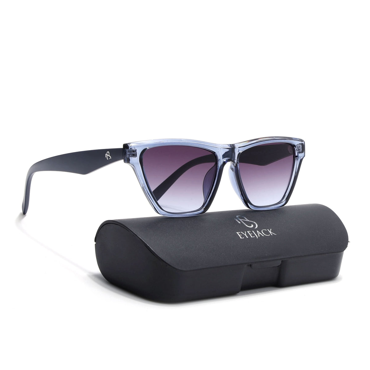Eyejack Blue Cateye Sunglasses for Men and Women - Style 1288 - view 7