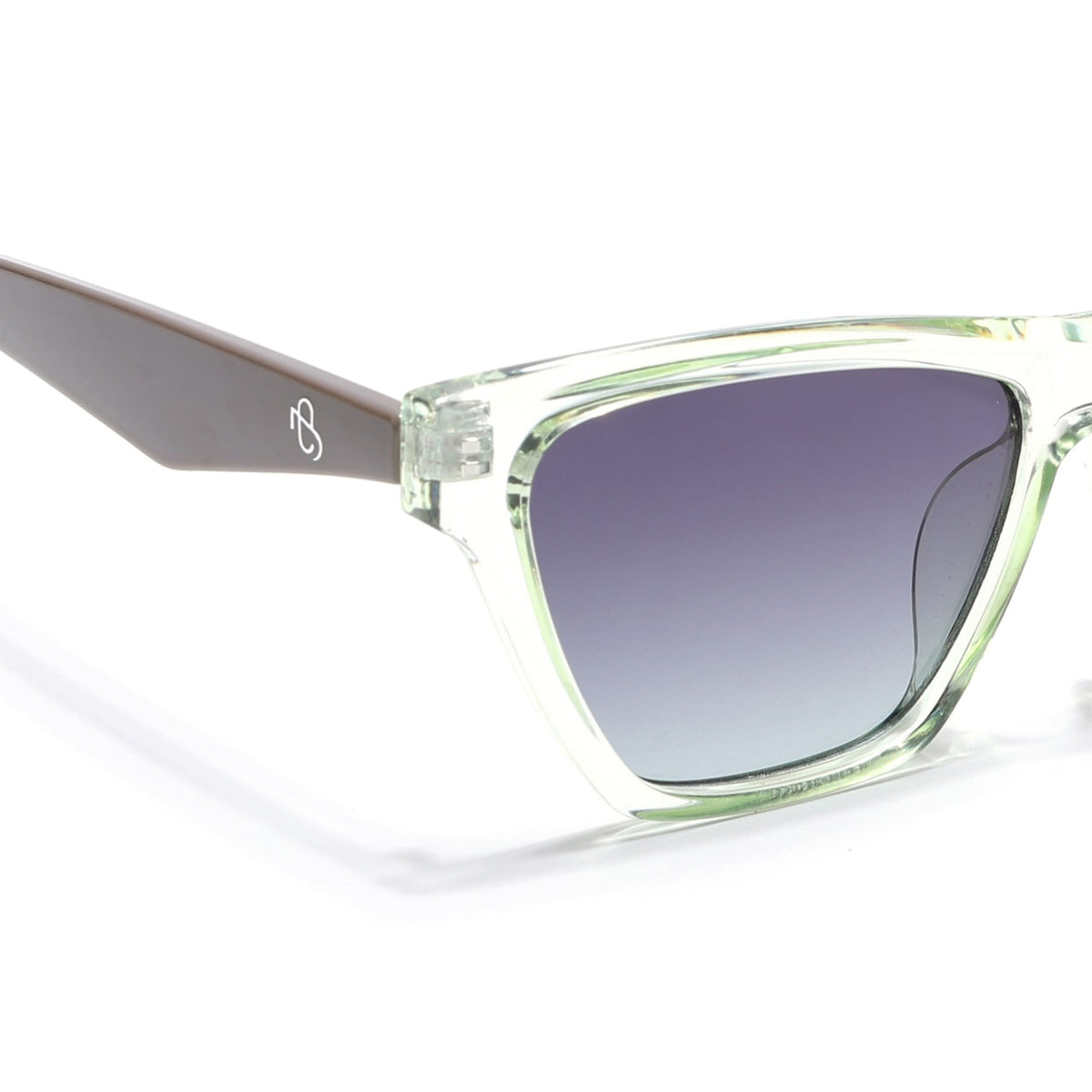 Eyejack Green Cateye Sunglasses for Men and Women - Style 1289 - view 4