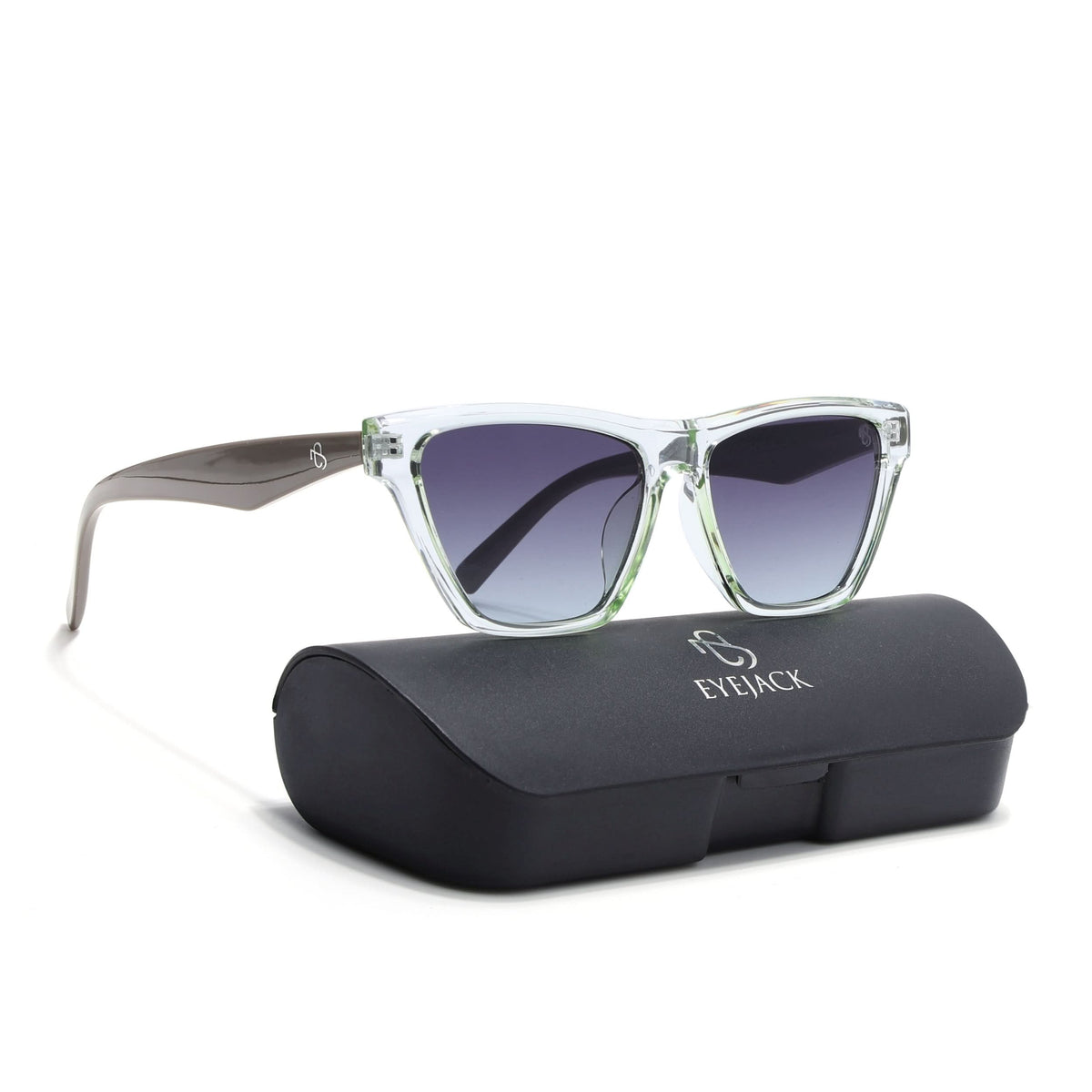 Eyejack Green Cateye Sunglasses for Men and Women - Style 1289 - view 7