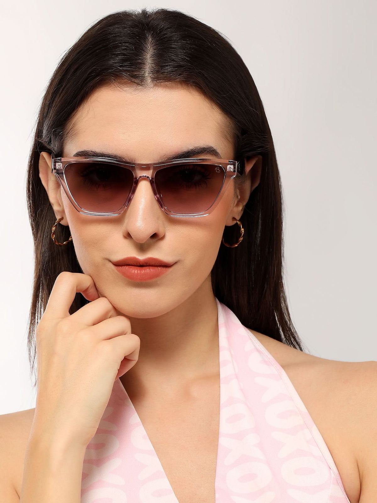 Eyejack Purple Cateye Sunglasses for Men and Women - Style 1290 - view 2