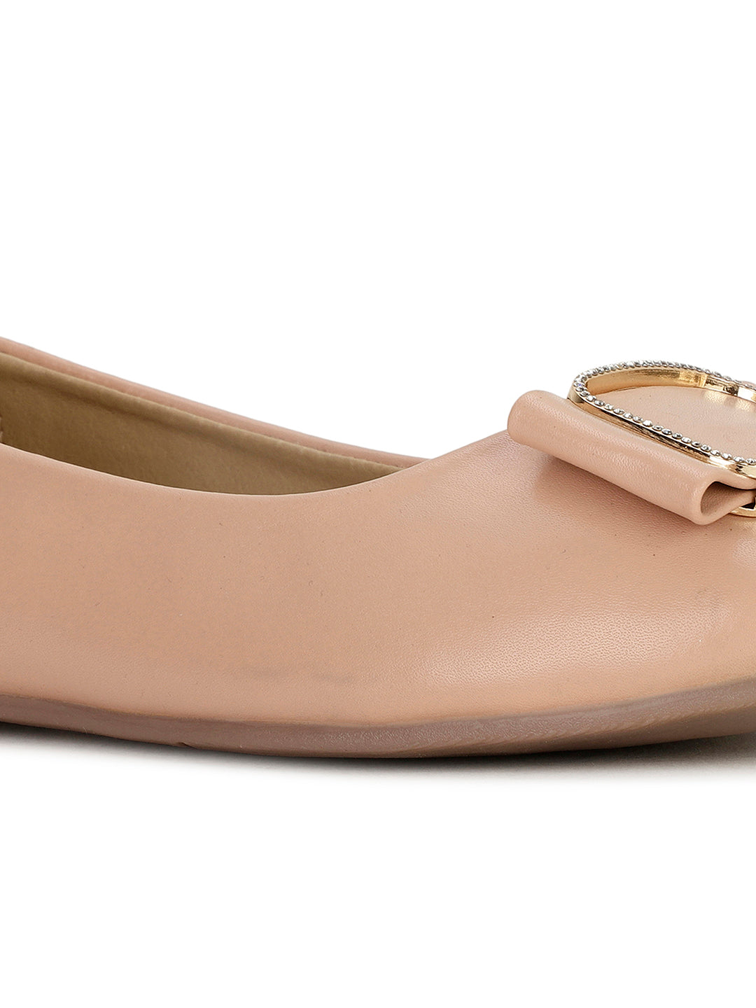 Bata Women Nude Casual Ballet Flat - Nude - View 5