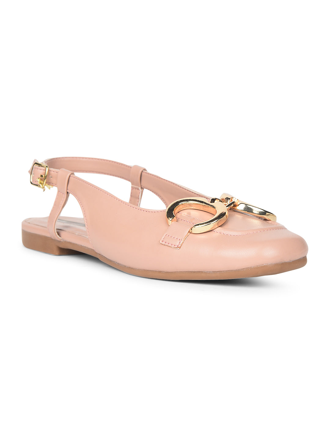 Bata Women Nude Casual Ballet Flat - Nude - View 1