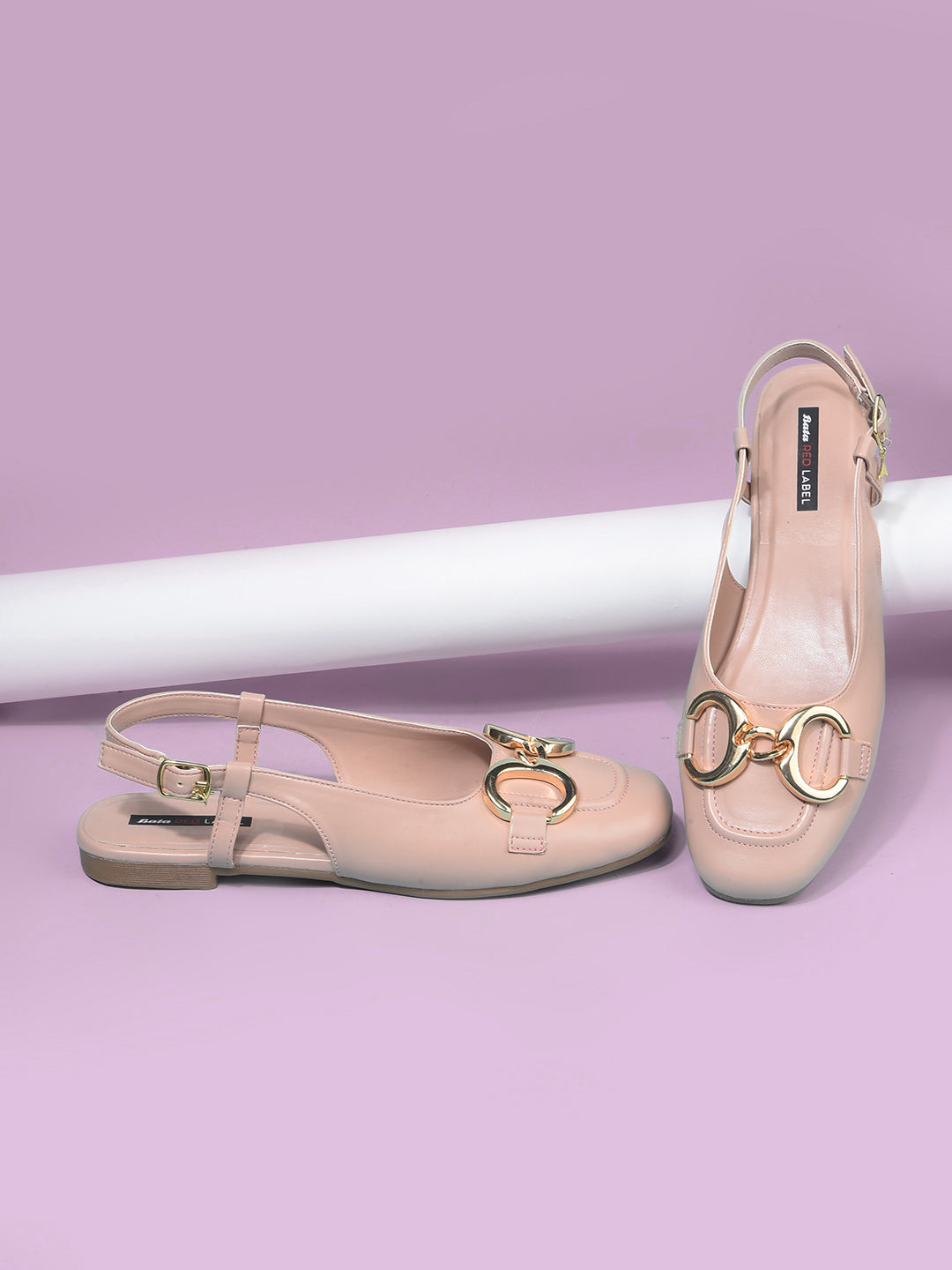 Bata Women Nude Casual Ballet Flat - Nude - View 6