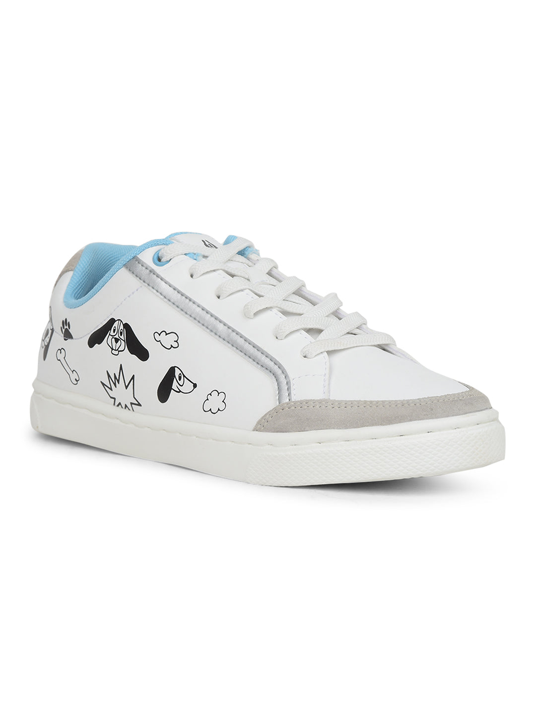 Hush Puppies Women White Casual Lace-up Sneaker - White - View 1