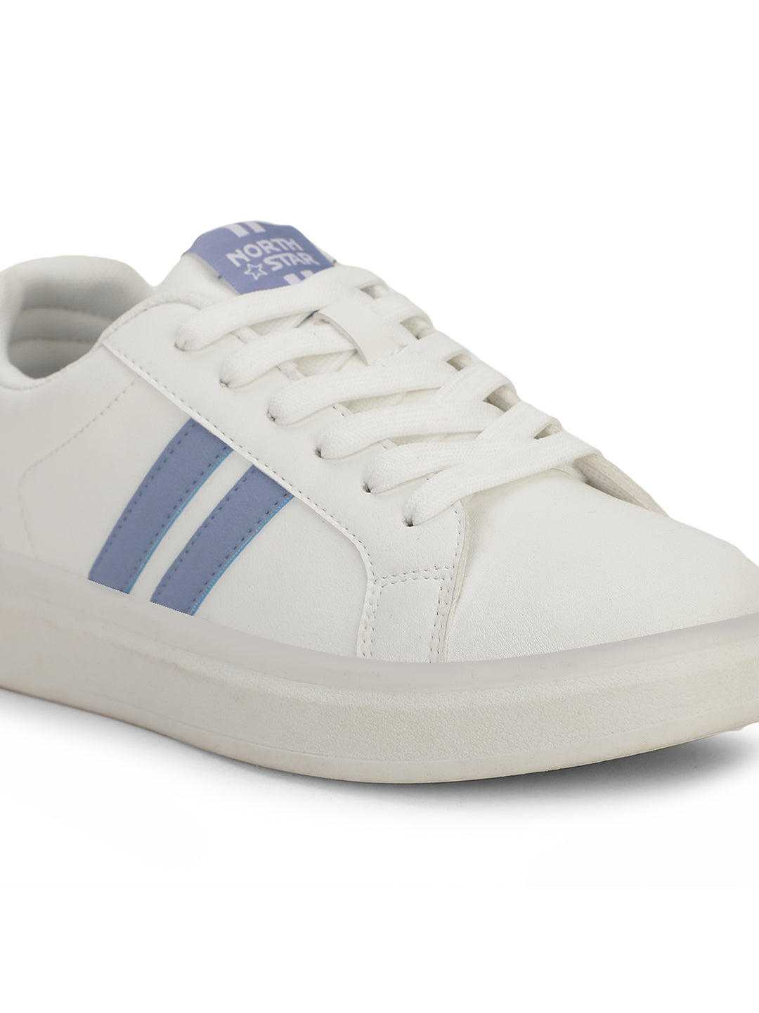 North Star Women White Casual Lace-up Sneakers - White - View 5