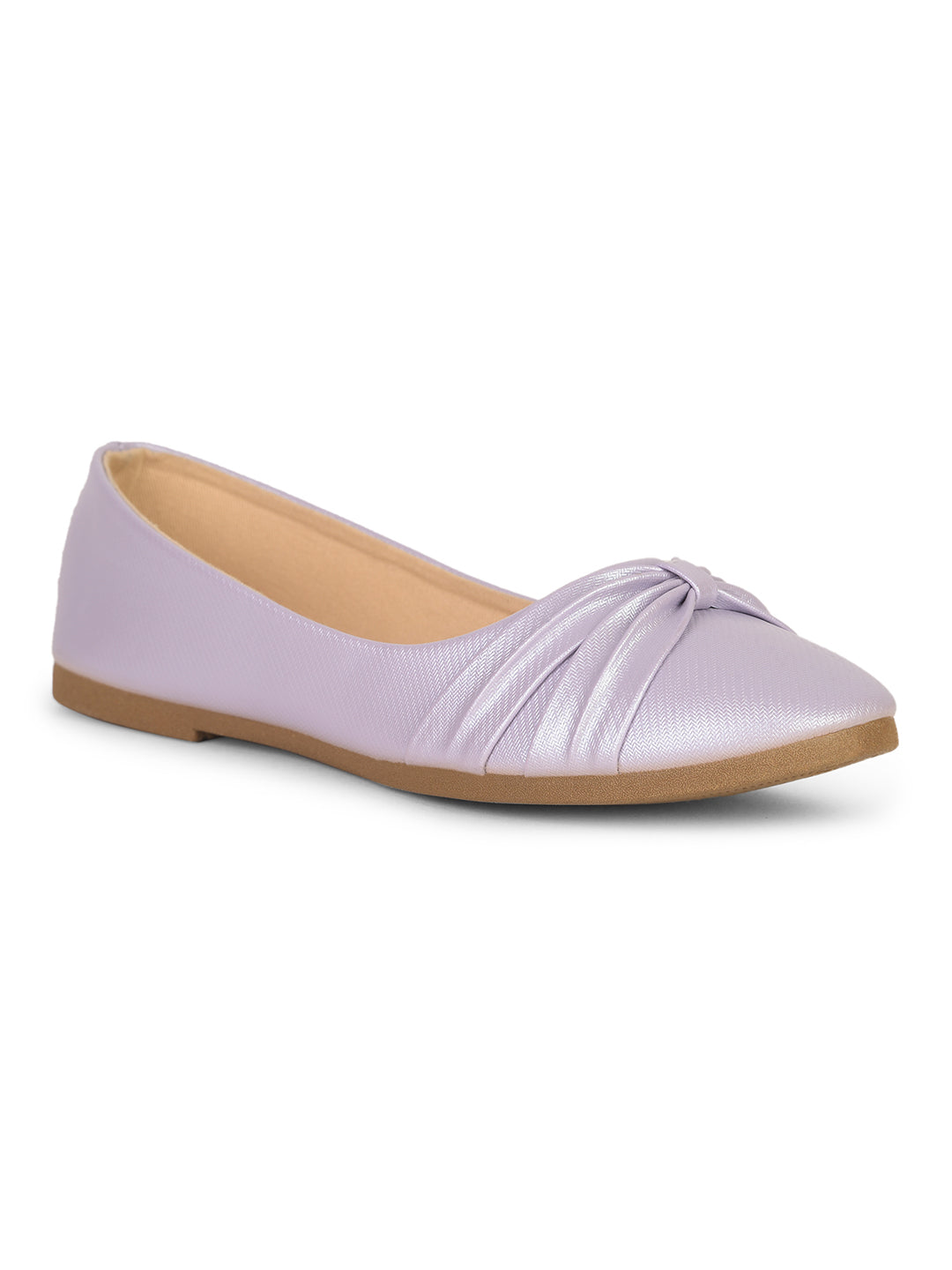 Bata Women Silver Casual Ballet Flat - Silver - View 1