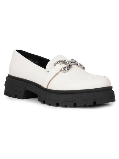 Nine West Women Casual Slip-on Loafer - Off White - View 1
