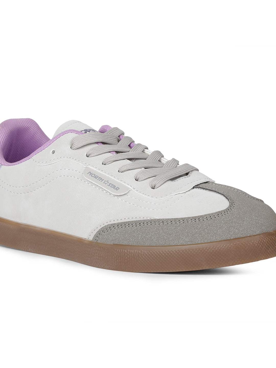 North Star Women Grey Casual Lace-up Sneakers - Grey - View 5