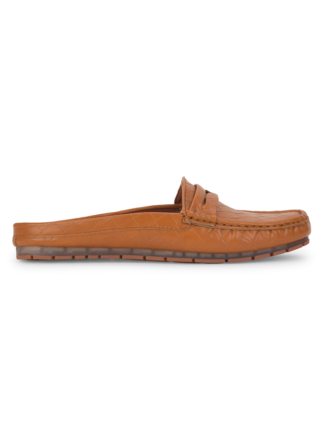 Bata Women Tan Casual Slip-on Loafers - Tan - View 2