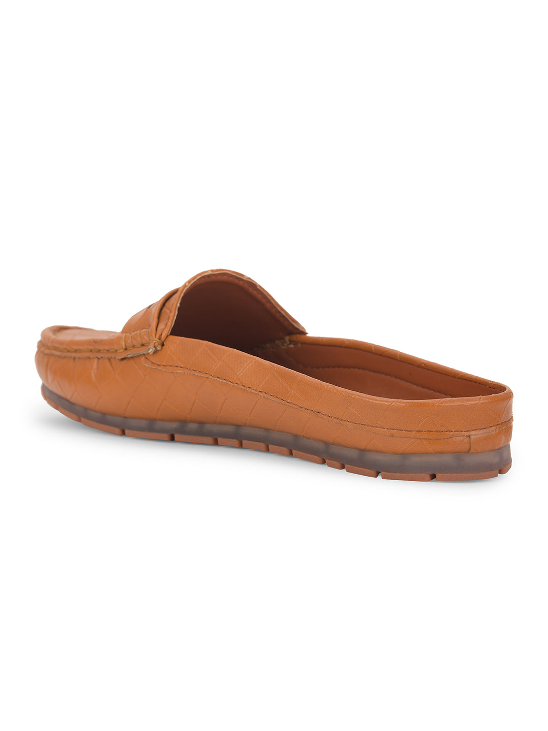 Bata Women Tan Casual Slip-on Loafers - Tan - View 3