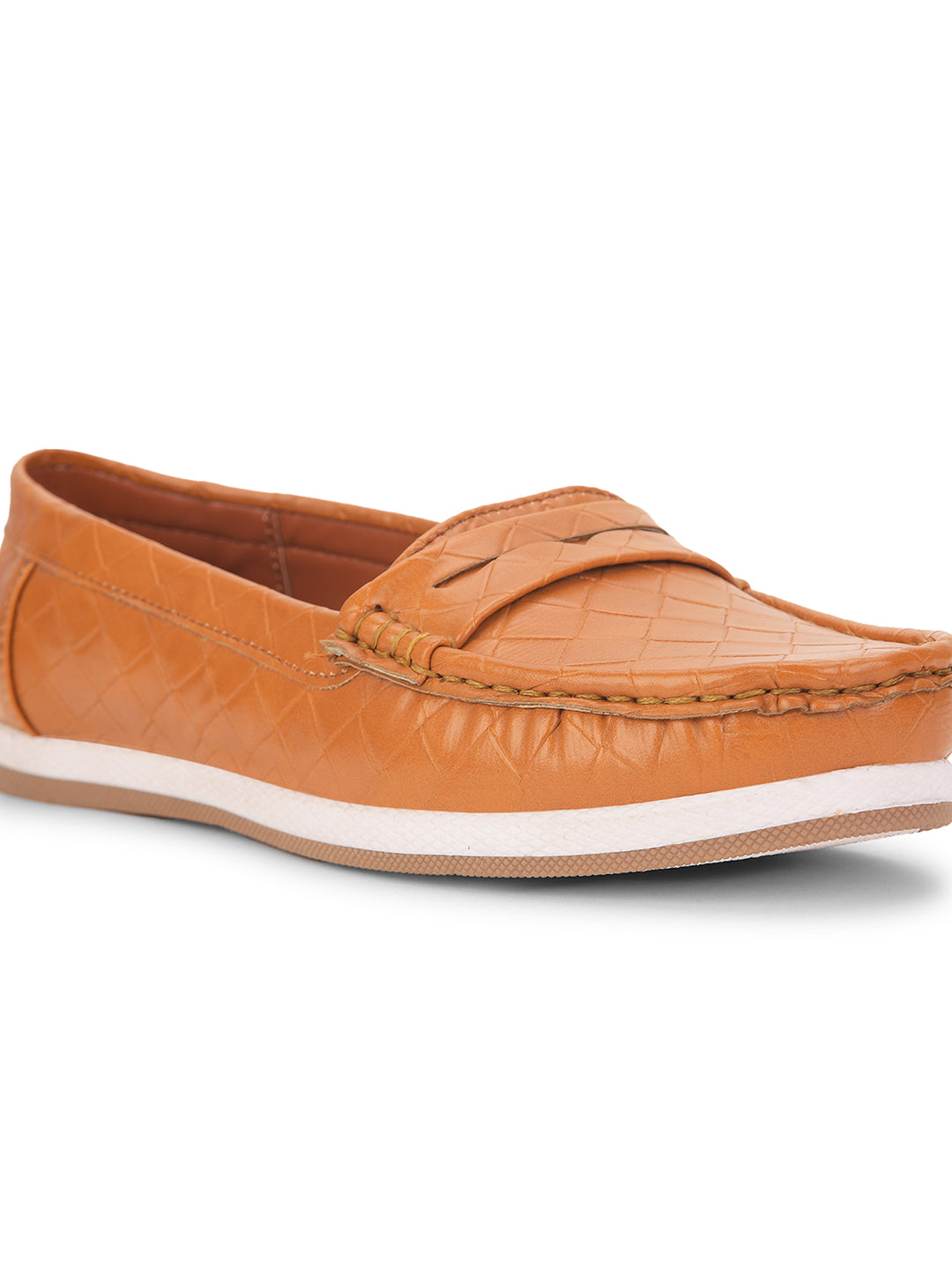 Bata Women's Tan Casual Slip-on Loafers - Tan