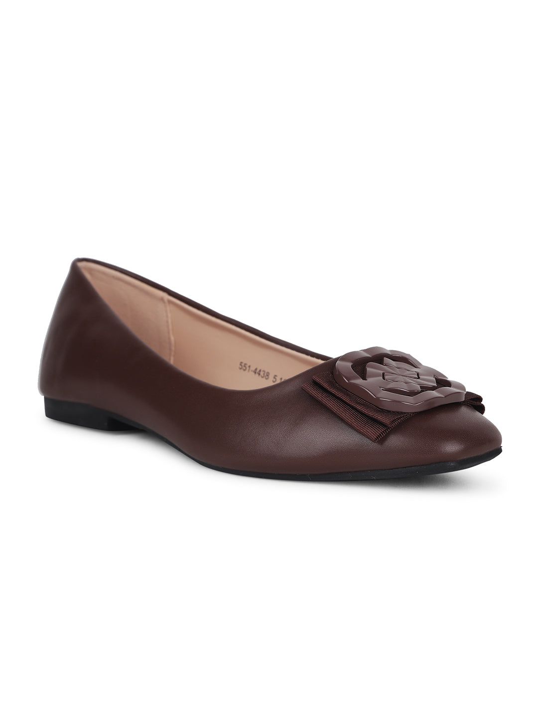 Bata Women Brown Casual Ballet Flat - Brown - View 1